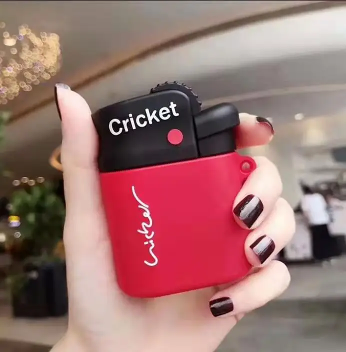 Новые милые зажигалки крикет Мягкие силиконовые формы Bluetooth беспроводные наушники крышка для Apple AirPods 1 2 коробка анти-осень гарнитура чехол