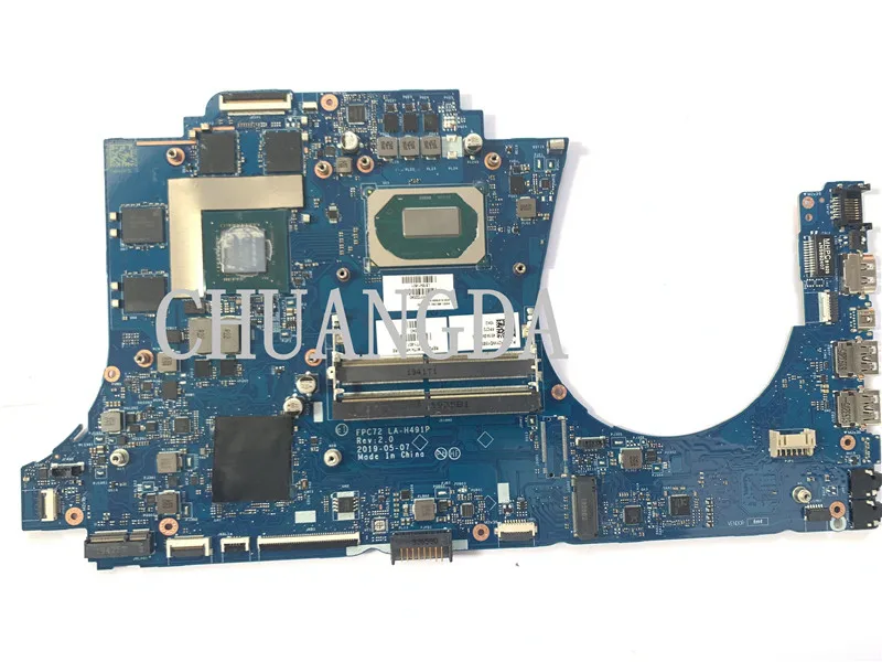 Per Laptop Hp 17T-Cb L59771-601 Scheda Madre La-H491P Gtx 1650 4Gb I5-9300H Win Testato