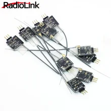 Radyolink R6DSM 2.4G 10 kanal alıcısı DSSS FHSS yayılmış spektrum için radyolink vericiler AT9 AT9S AT10 AT10II