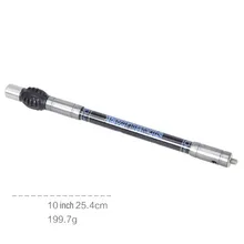 

10inch Archery Carbon Stabilizer Bar Bow Balance Rod Short Side Extender Outdoor Rod Shock Absorber Recurve Bow Archery Accs