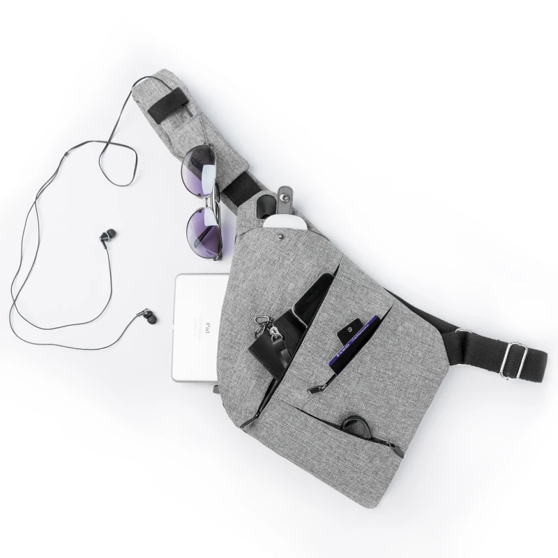 

Fashion Chest Bag Cool Men Casual Waistbag Messenger Waterproof Anti-Theft Fanny Pack Women Shoulder Crossbody Bags Belt Handbag