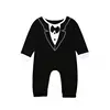 newborn boy romper one piece long sleeve handsome infant baby boy jumpsuit rompers clothes ► Photo 2/6