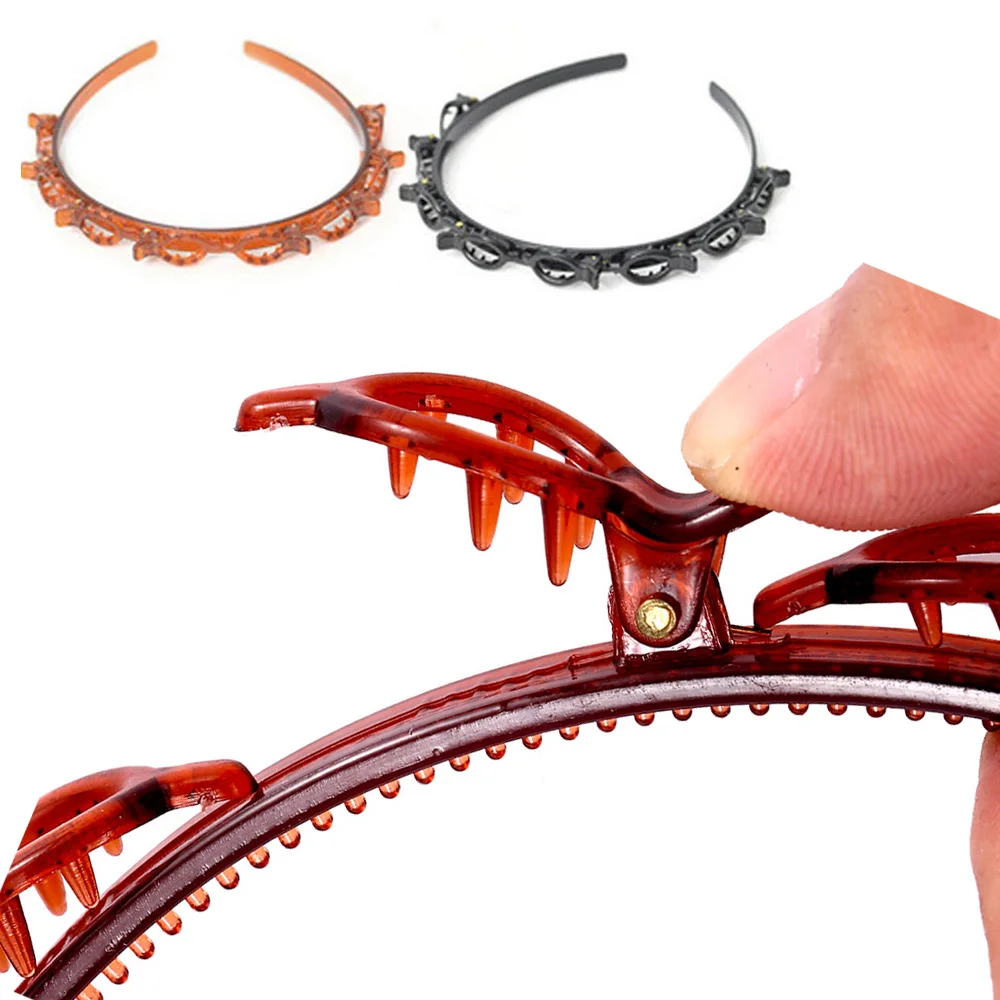 

Double Bangs Hairstyle Hairpin Hairband Salon Hair Decoration Clips Hairband for Women Double Bangs Hairstyle Hair Accessories