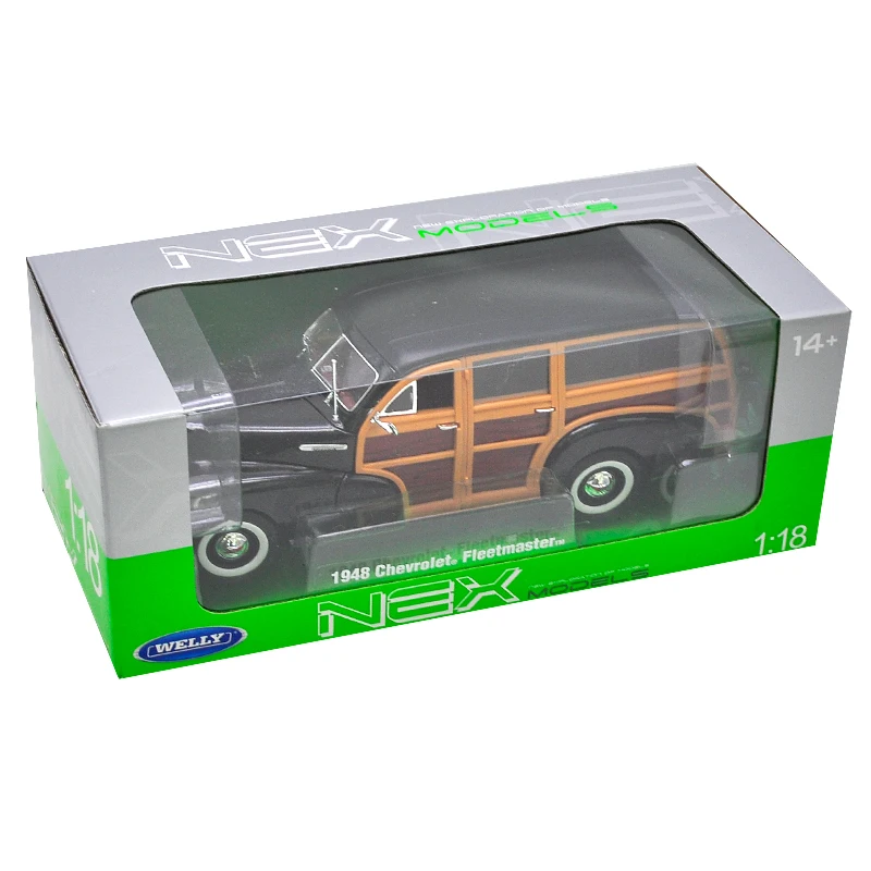 1/18 Масштаб литья под давлением 1948 Chevrolet Woody Surf Wagon Fleetmaster модель автомобиля модели транспортных средств Игрушки для коллекции фанатов шоу