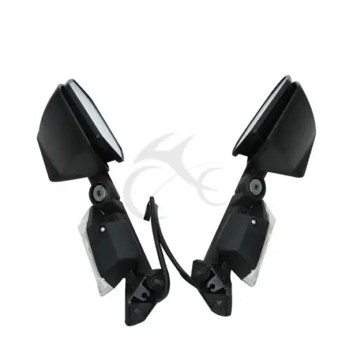 Боковые зеркала заднего вида поворотник для Kawasaki Ninja ZX10R 08-10 ZX6R 05-08 07