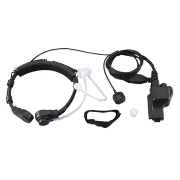 

For Motorola HT1000 Walkie-talkie Headset Throat Mic Vacuum Sound Transmission CS Headset Extendable Throat Microphone