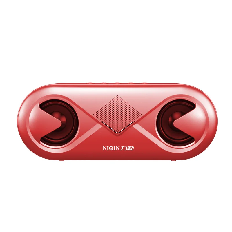 LQS6-red Автомобильный беспроводной bluetooth динамик сабвуфер усилитель динамик Altavoces автомобильный аудио усилитель сабвуфер Мини Портативный карта аудио - Цвет: LQS6-red