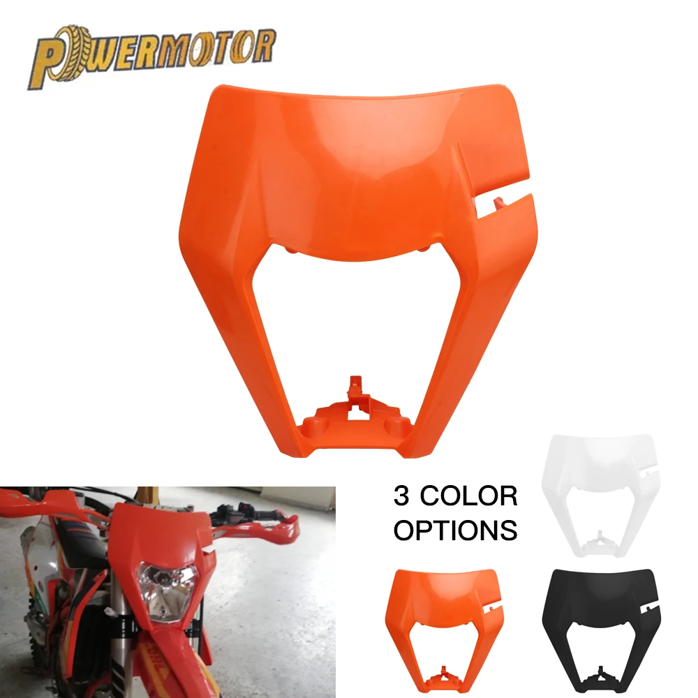 

For KTM Headlight Plate EXC 300 Accessories Enduro Motorcycle Mask SX XC SXF EXCF 125-500 Universal Dirt Bike Motocross Headlamp