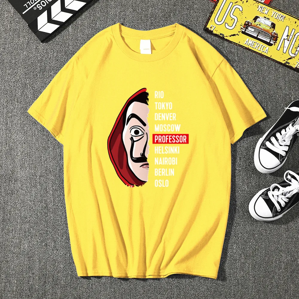 Футболка мужская с коротким рукавом Забавный дизайн рубашка домом бумаги