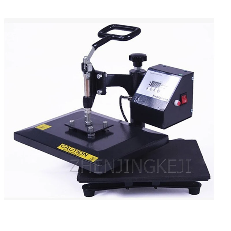 

Manual 1400W Portable 23 * 30CM Moving Head Heat Press Machine T-shirt Heat Transfer Printing Machine Stainless Steel Hot Plate