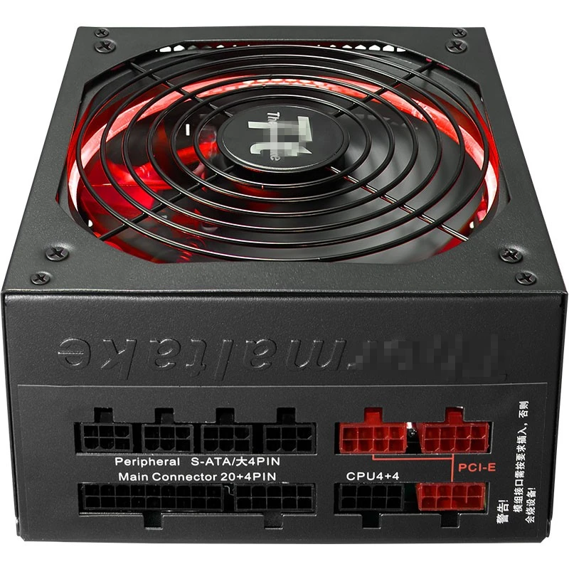PSU для Thermaltake(Tt) Dazzle шаблон полный модуль красный/зеленый Riing вентилятор игра источник питания 730 Вт блок питания Smart SE 730 Вт