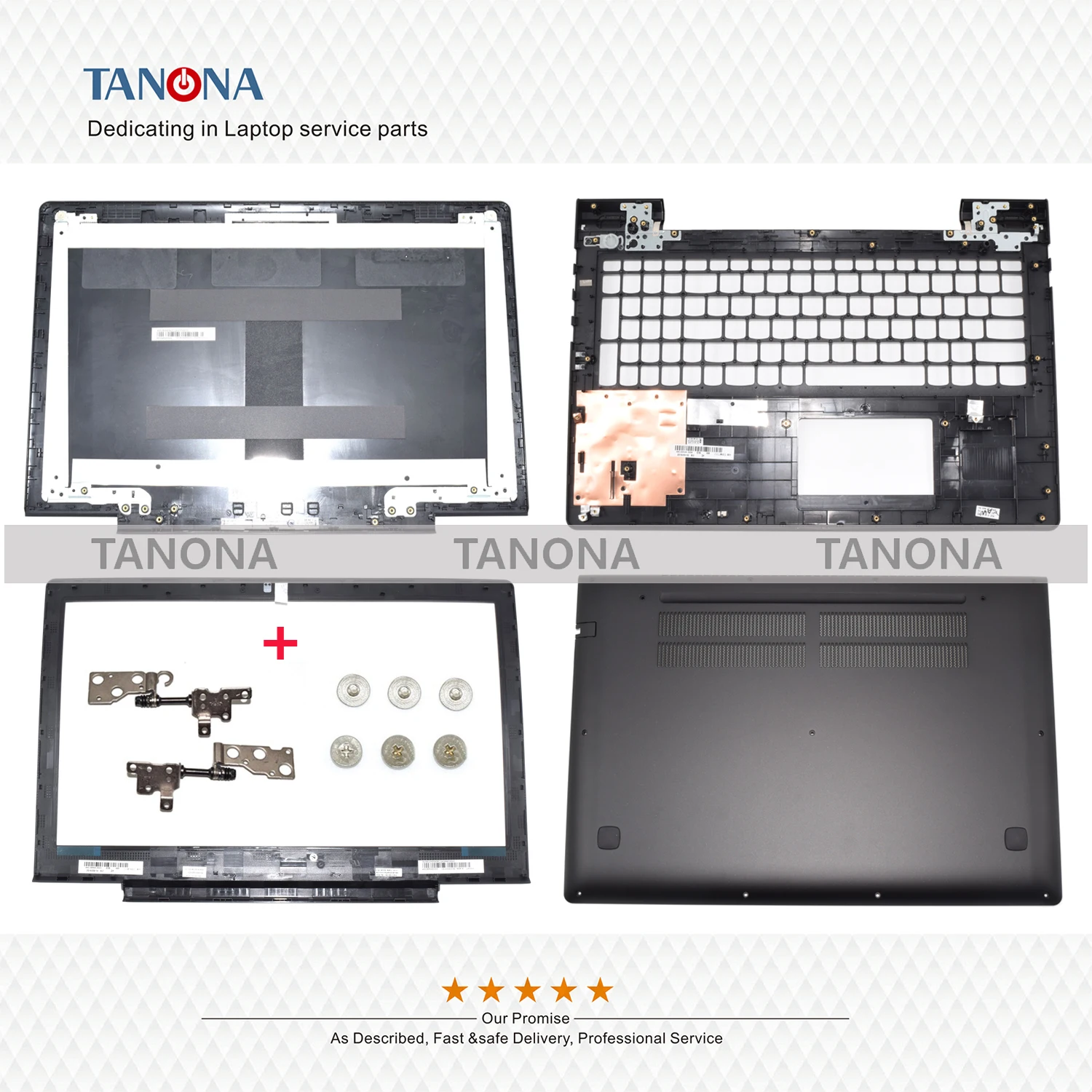 Оригинальная Новинка 5CB0K85923 для Lenovo Ideapad 700 15 15ISK ЖК крышка задняя + панель