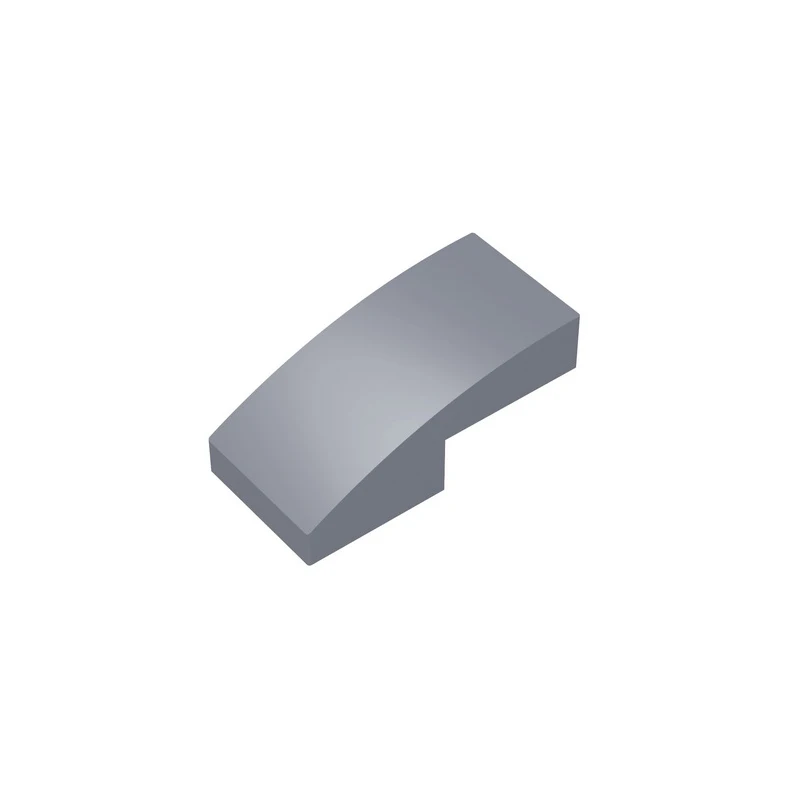 2 x 1 Curved Slope Building Brick – detail image 6