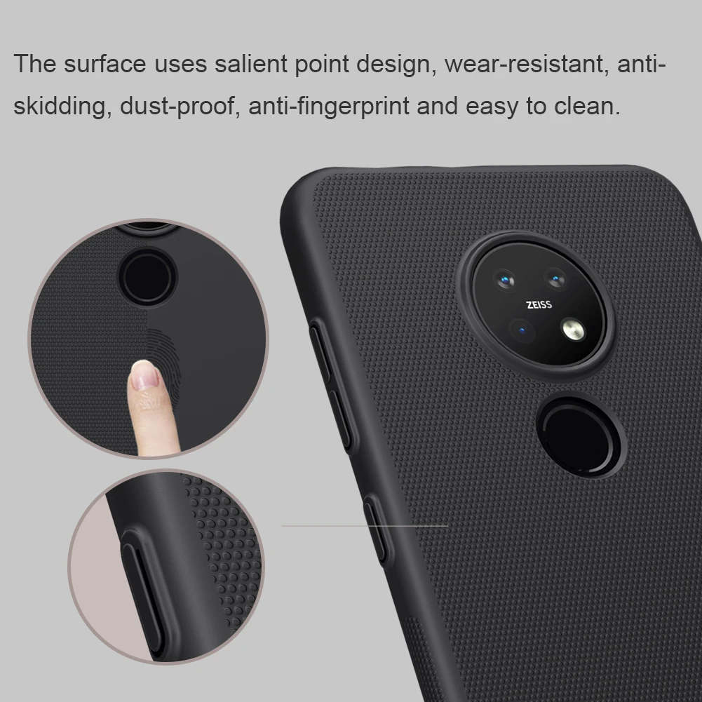 Чехол для Nokia 6,2/7,2 Nillkin матовый защитный ПК Жесткий Чехол для Nokia 7,2 чехол в подарок держатель для телефона