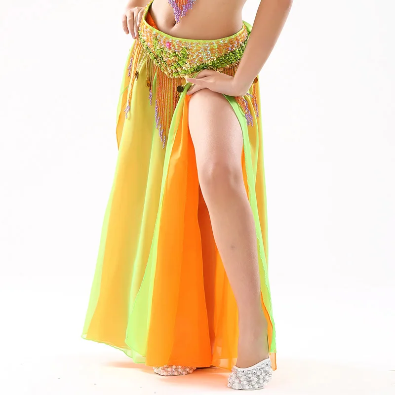 Falda de traje de danza del vientre egipcia barata para mujeres de alta calidad falda sexy de moda para danza del vientre New