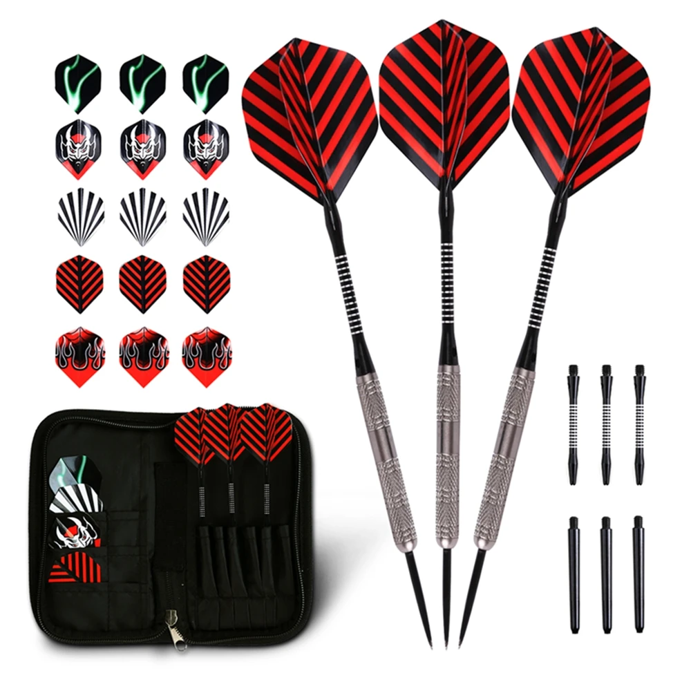 WIN.MAX Professional Дротика s Set Tungsten наконечник для сталь 22/24 грамм с 2D рейсом|Дартс| |