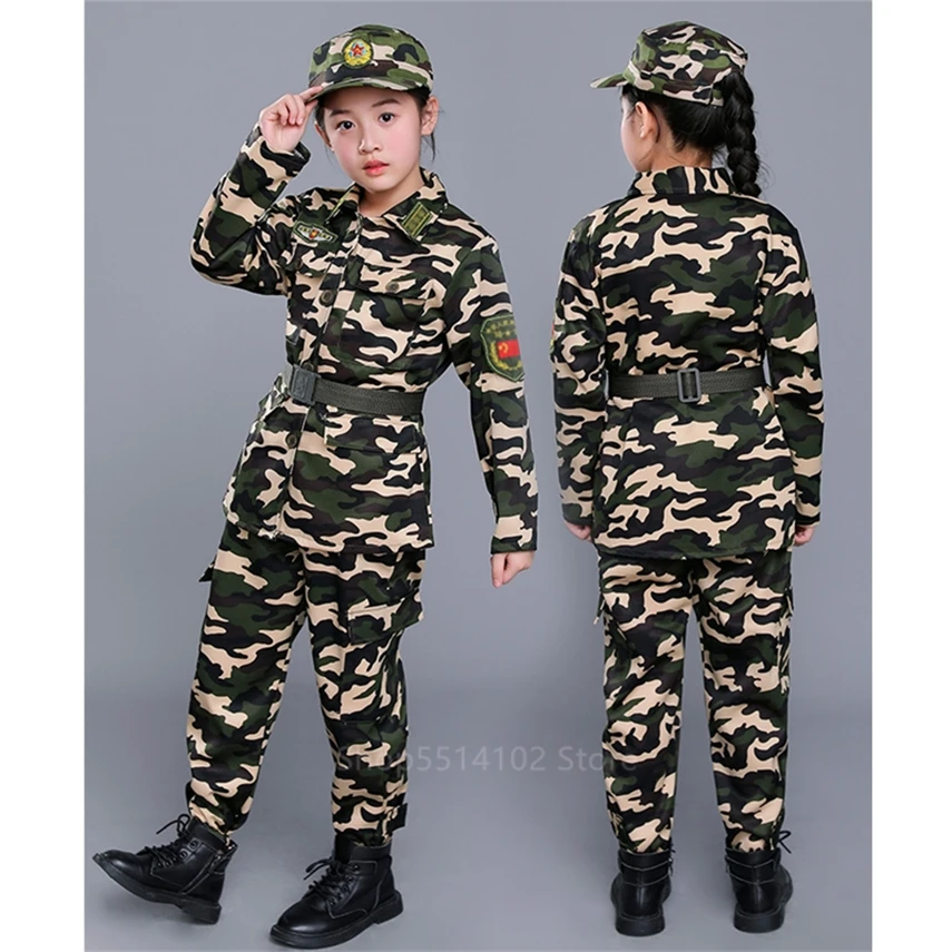 Детская Военная униформа, камуфляж, тактическая боевая подготовка, летние походные костюмы для мальчиков, спецназ, армейский костюм