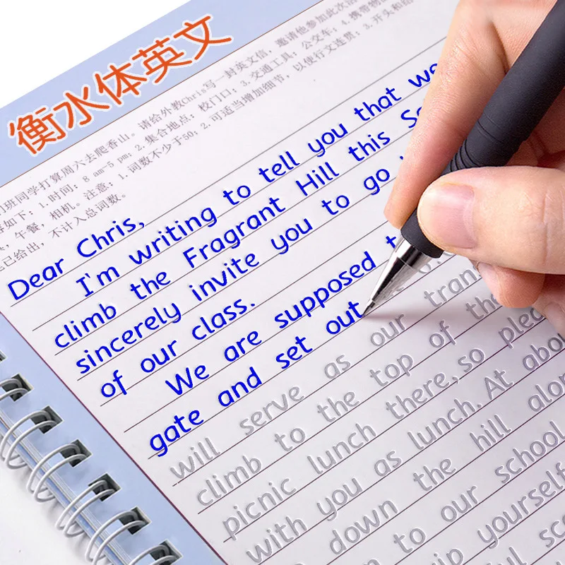 3 pcs Writing Practice Copybook English Calligraphy Copybook for Adult Kids Exercises Words Letters Calligraphy Practice Libros