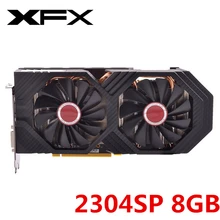 Оригинальная видеокарта XFX RX 580, 8 ГБ, видеокарта AMD Radeon RX580, 8 ГБ, графический экран, карты 2304SP, GPU, рабочий стол, PUBG, видеокарта, не майнит