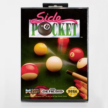 

Side Pocket 16bit MD Game Card For Sega Mega Drive/ Genesis with Retail Box