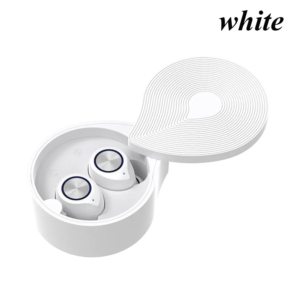 TW70 Bluetooth наушники стерео беспроводные наушники HIFI Звук с микрофоном спортивные наушники Handfree игровая гарнитура Christma - Цвет: white