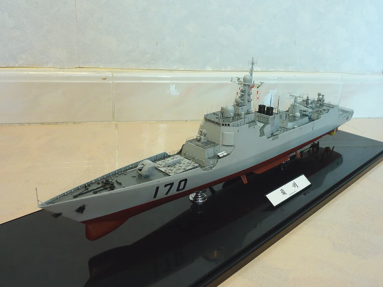 TRUMPETER 04530 собранная модель 1/350 Китай Ланьчжоу номер 052C Тип управляемый ракетный эсминец