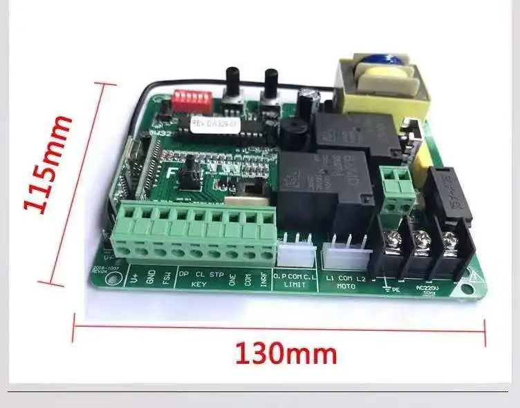 Плата управления двигателем для открывания раздвижных ворот контроллер PCB без с