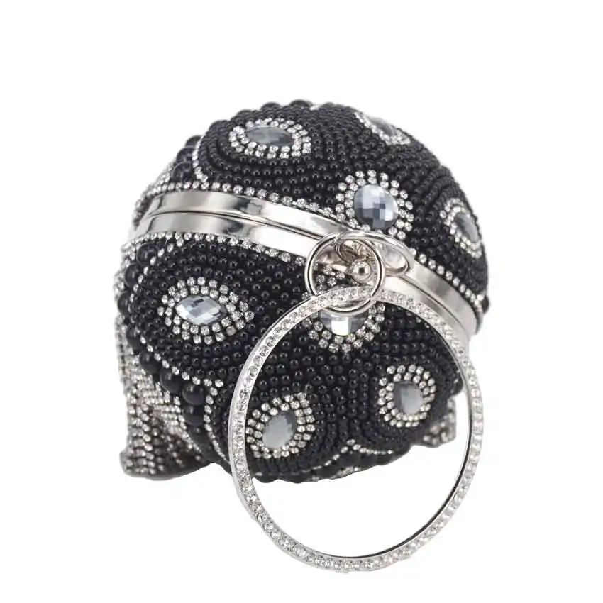 Ball Designer Crystal Tassel Luxury Crystal Bags roundness Clutch Bags Women Handbags Evening