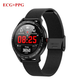 

ONEVAN L9 Smart Watch Men Fitness Tracker ECG + PPG Blood Pressure Heart Rate Monitor Bluetooth Waterproof Wristband Bracelet