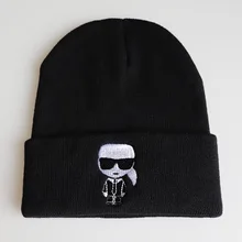 Вязаная шапка с вышивкой, шапки бини на осень и зиму, лыжная шапка s, шерстяная шапка, женские шапки, зимняя шапка, Мужская зимняя шапка, осенняя шляпа