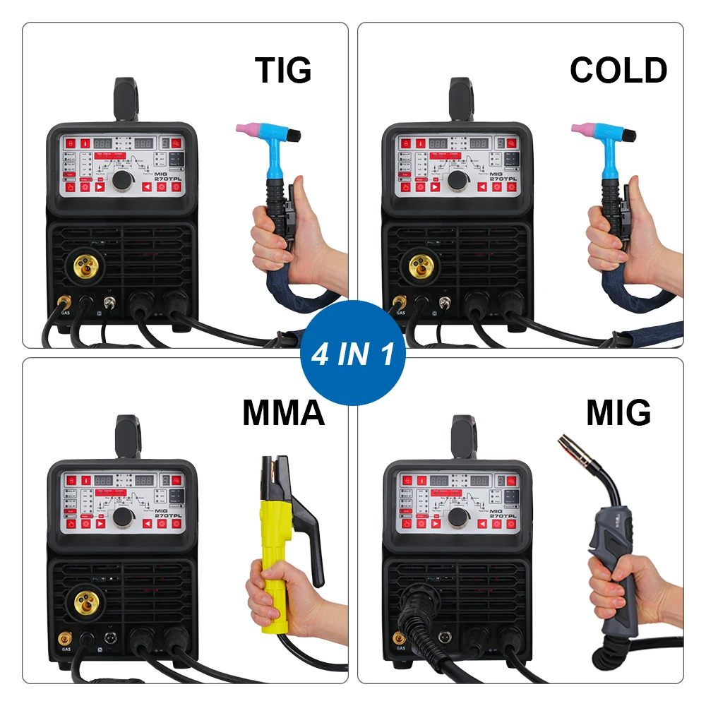 US $597.09 Share Smart Laser Mig Mma Cold En Flux Without Gas 4 In 1MultiFunction Tig Lassen Machine