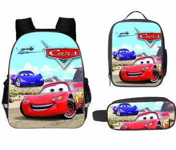 

Disney 3D Print Schoolbag Sets For Boys Kids Backpack Multi Function Kids Satchel Children Book Bag Back To School Bags