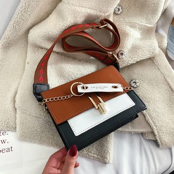 

Women's Shoulder Bags Pu Leather Designer Luxury Messenger Bags Metal Buckle Crossbody Bags Purse 2020 Female Travel Handbags