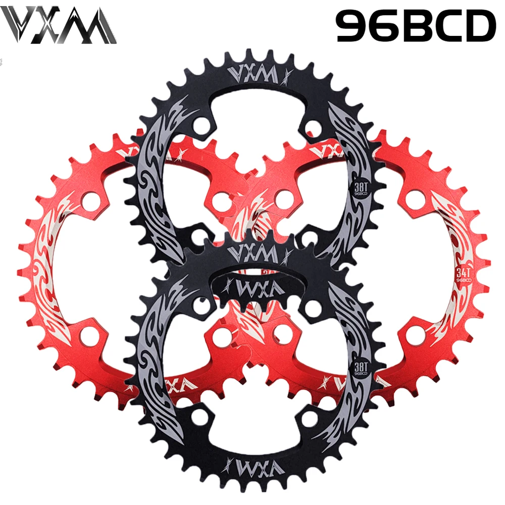 

VXM 96 BCD bicycle chainwheel Round/Oval 32T 34T 36T 38T MTB bike Chainring Mountain Crown for M4000 Chainwheel Bicycle Parts