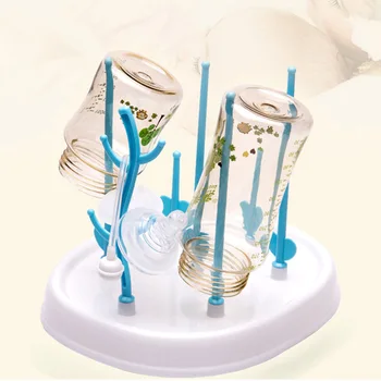 

Baby Bottle Drying Rack Nipple Bottle Shelf Pacifier Cup Holder Feeding Bottles Cleaning Supplies Portable Bottle Drying Rack