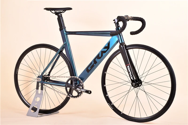 Fixie Bike 52cm frame single speed bike Welding frame white color Aluminum alloy Customize Track Bicycle 700C wheel