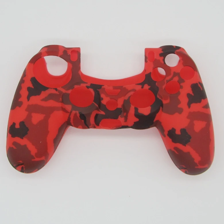 Аксессуары для PS4, силиконовый гелевый защитный чехол, защитный чехол для Playstation 4, PS4 Pro, тонкий Прочный Камуфляж - Цвет: Red Camouflage