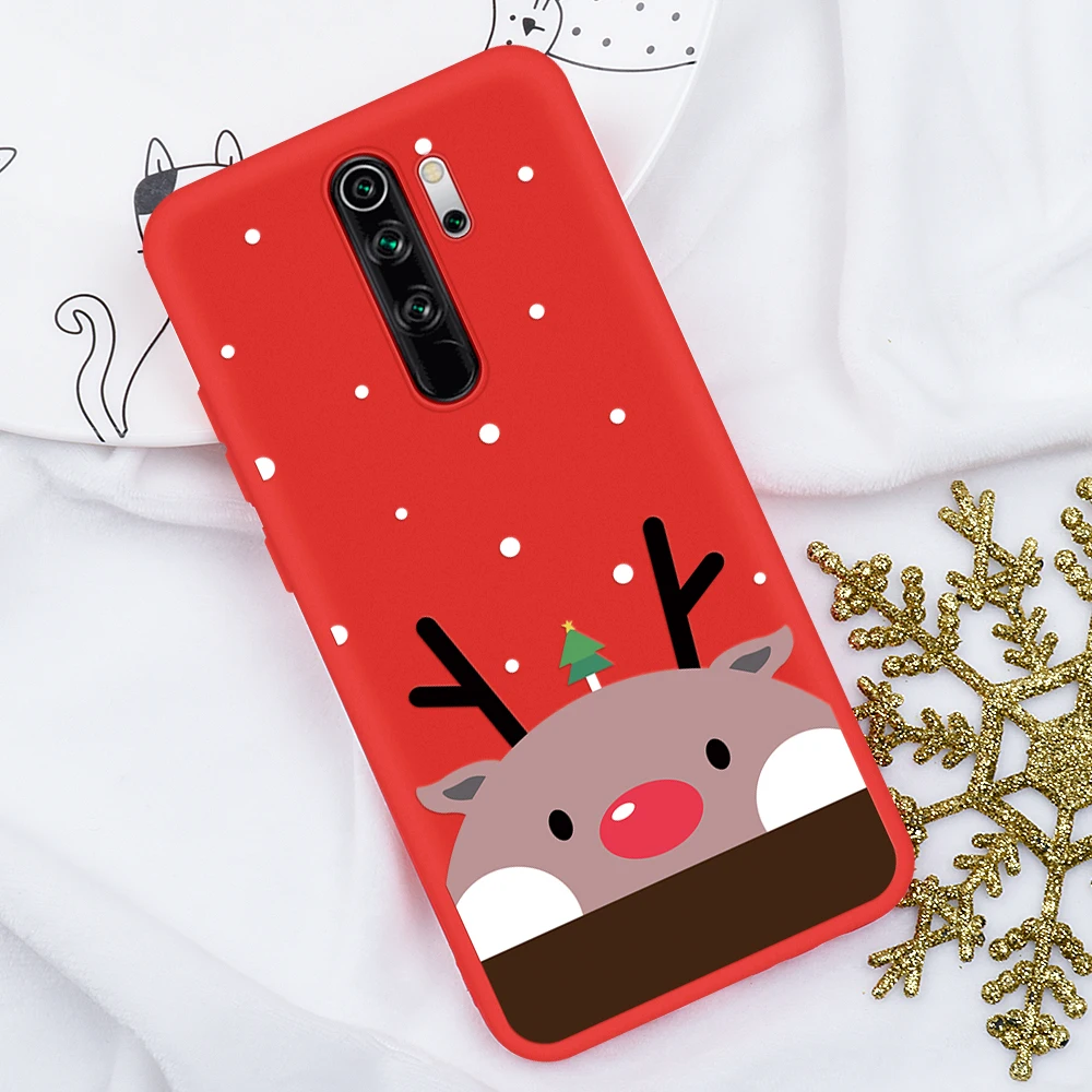 Чехол для спортивной камеры Xiao mi Red mi Note 8 Pro мягкая термополиуретановая накладка на заднюю панель для Xiaomi mi 9 SE 9T Pro 8 Red mi Note 7 8 Pro 6 K20 чехол для телефона с рождественским рисунком