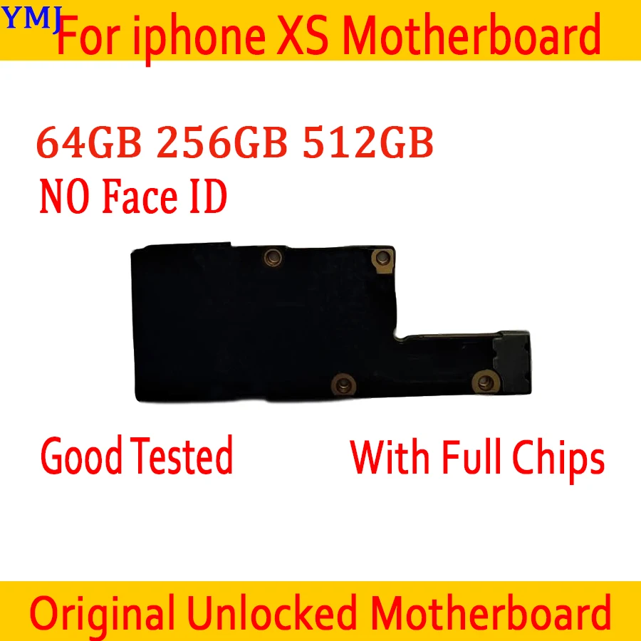

for iphone Xs Motherboard without FACE ID Original unlocked for iphone Xs MainBoards with IOS all function,Good working Plate