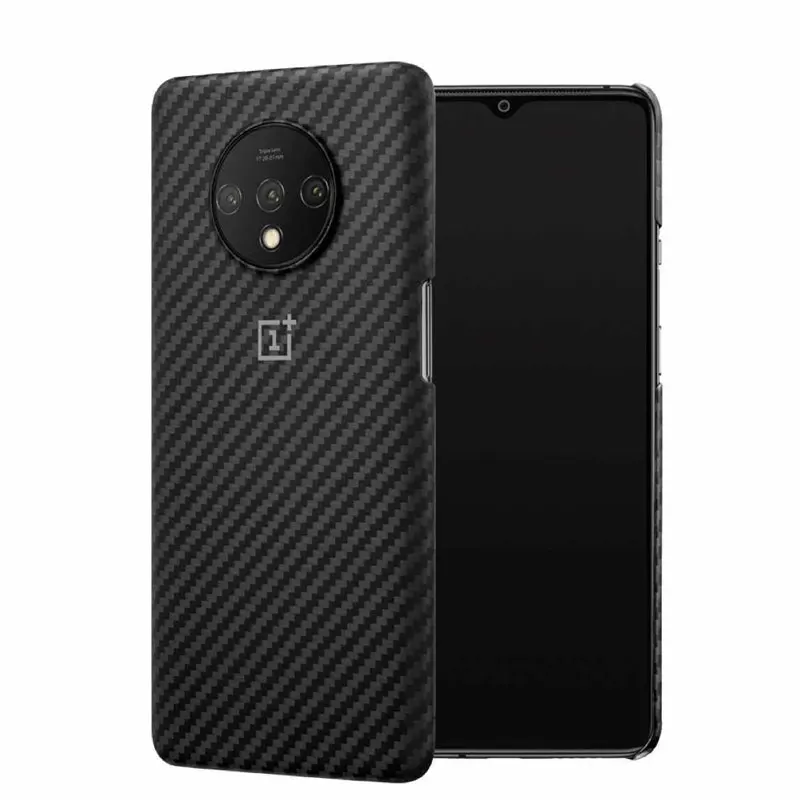 Чехол для Oneplus 7T и 7TPro силиконовый нейлоновый песчаник Karbon защитный чехол с официальной коробкой