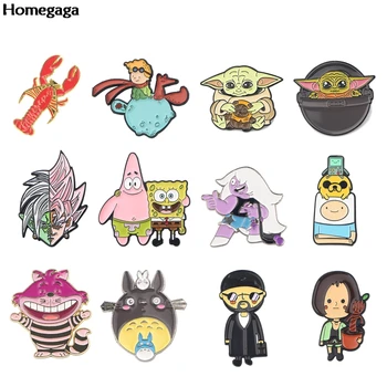 

Homegaga 1pcs Cartoon Prince Badge Tie Pin Collar Hat Pins Backapck Clothing Badges Skirt Sweater Brooches Jewelry Gift D2654