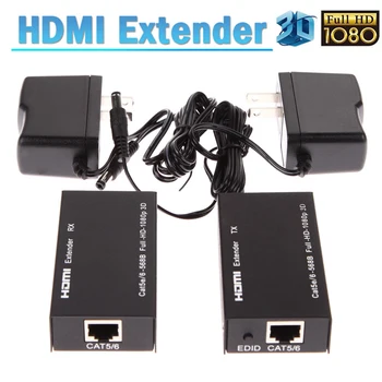 

For Lightning to HDMI/DVI Extender Over Cat 5e/6 Ethernet Converter 1080P To 196FT 60/120MUS