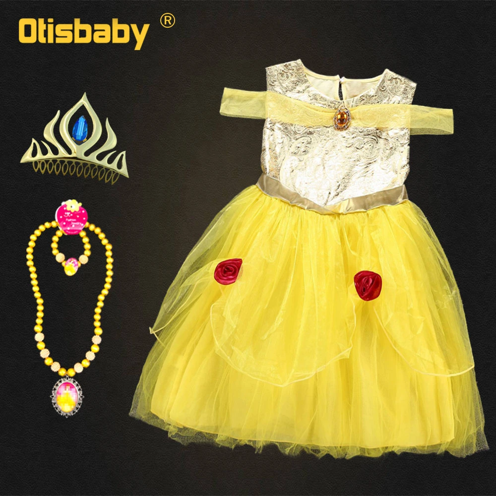 beauty and the beast baby dress