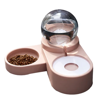 

2020 New Spherical Pet Automatic Water Drinking Dispenser Feeder 2 Bowls Dog Non-Wet Mouth Pet Supplies Water Fouantain