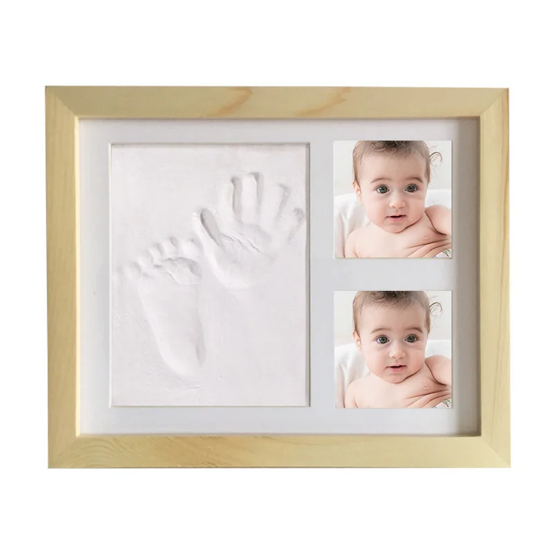 Kit Empreintes Mains Et Pieds Bébé - Argile 7 Couleurs, Souvenir De Croissance, Facile à Sécher