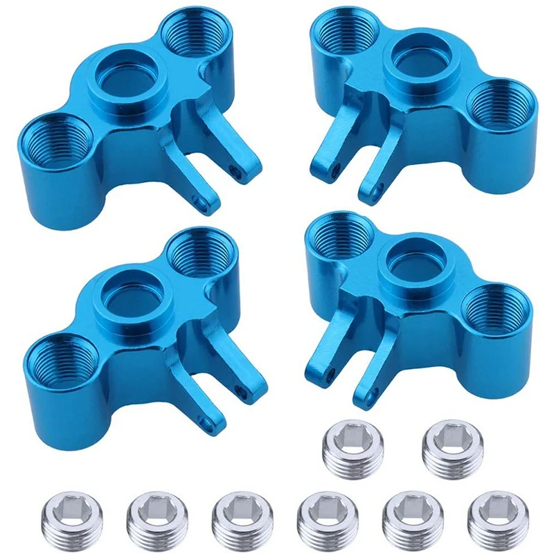 

4Pcs Aluminum Axle Carriers Steering Knuckle Left & Right for Traxxas 1/16 Slash 4WD E-Revo Summit VXL RC Car Hop Up Parts