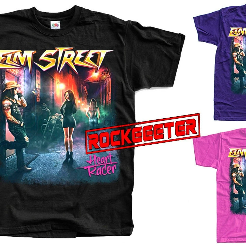 Elm Street Heart Racer альбом Обложка металлическая женская футболка Размеры S 5XL цвета