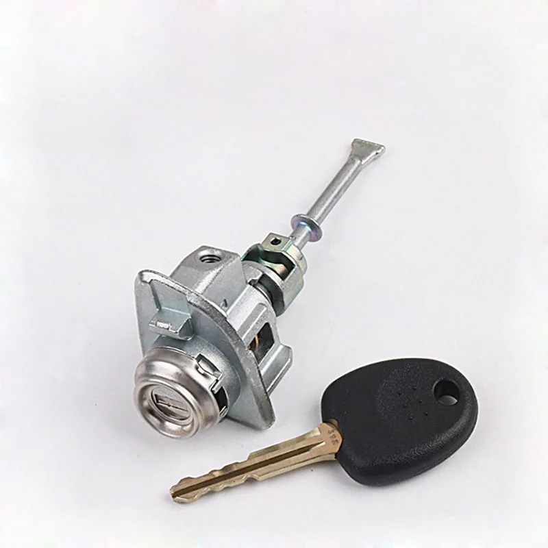 Car Door Lock Cylinder  for Hyundai IX25 Front Door Central Control Lock with Transponder ID46 Key