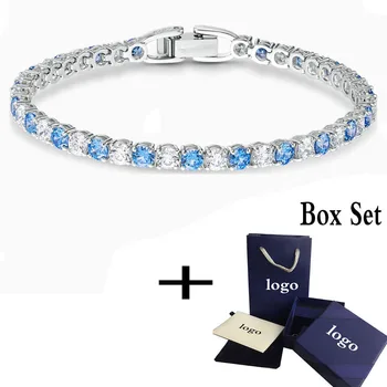 

2020 SWA New Fashion ORANGE LILY Bracelet Rose Gold Flower Soft Three-Dimensional Petals Decorative Crystal Women Romantic Gift