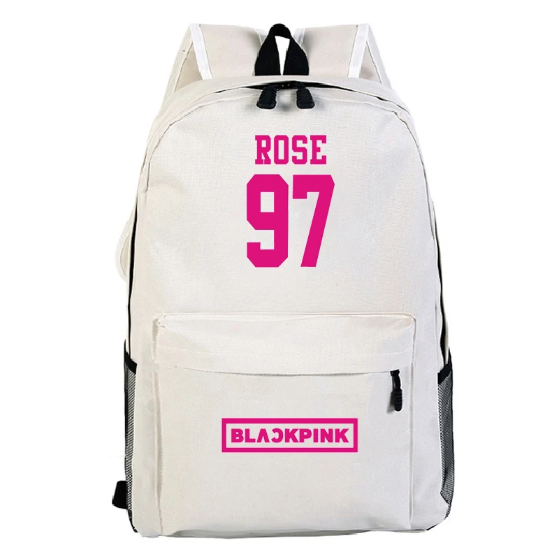BLACKPINK Mochila для учеников, мальчиков и девочек, популярный узор, школьный рюкзак для ежедневных покупок, рюкзак для девочек, женские дорожные сумки на плечо - Цвет: 1